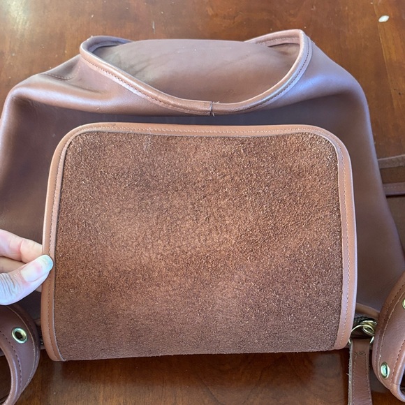 Coach Vintage Tan Leather Duffle Sac Bucket Bag - Picture 8 of 16